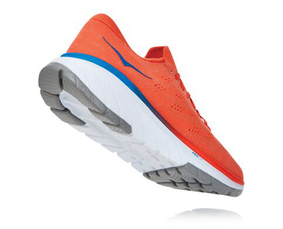 Hoka One One Hardloopschoenen Heren - Cavu 3 - Rood - PQ4081723